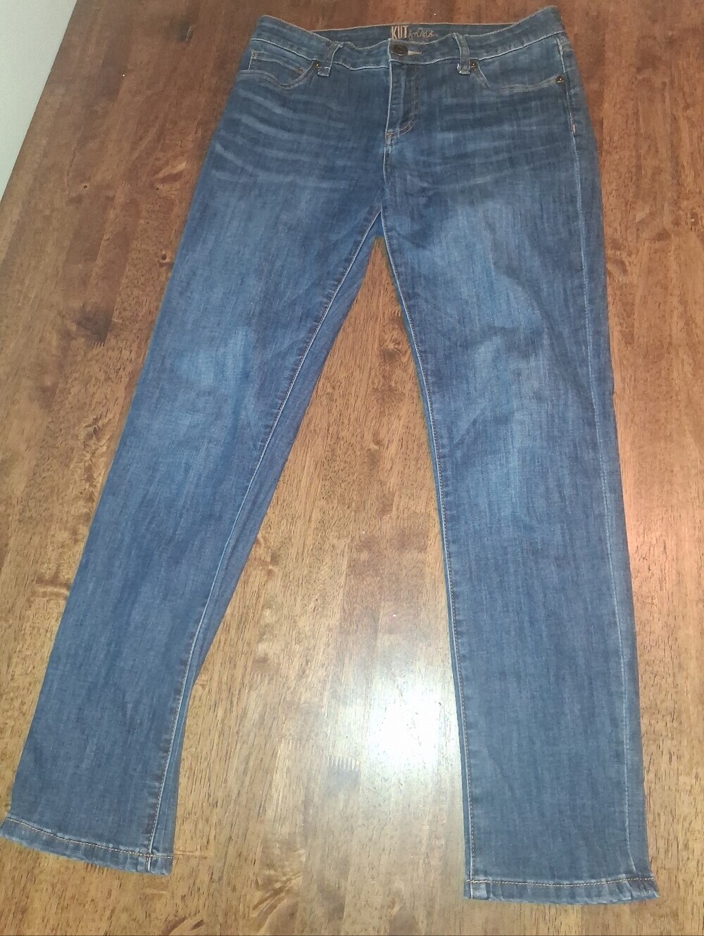 Kut From The Kloth Medium Wash Straight Leg Jeans 4